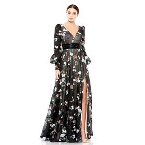 MAC DUGGAL EMBROIDERED GOWN